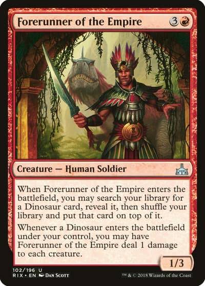 Forerunner of the Empire 102 Rivals of Ixalan Magic card