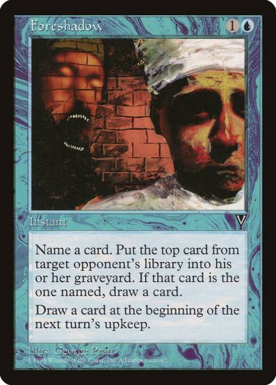 Foreshadow VIS-33 Visions Magic card