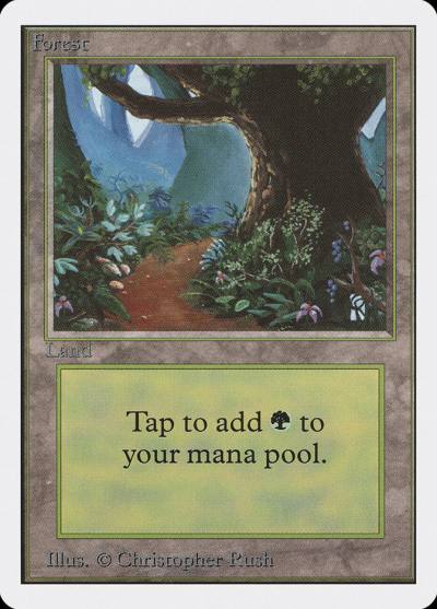Forest 2ED-301 Unlimited Edition Magic card