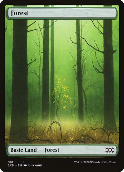 Forest 2XM-381 Double Masters Magic card