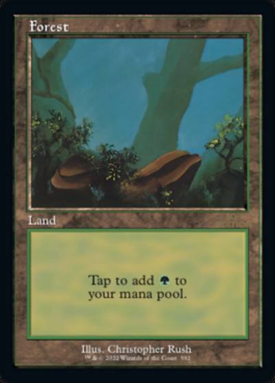 Forest 30A-592 30th Anniversary Edition Magic card