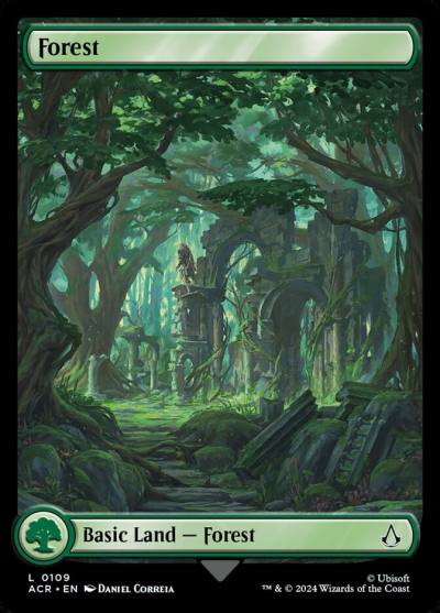 Forest ACR-109 Assassin's Creed Magic card