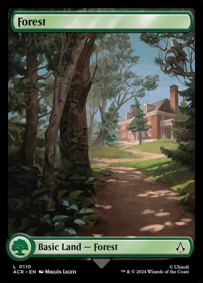 Forest ACR-110 Assassin's Creed Magic card