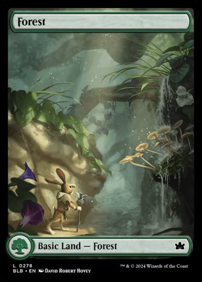 Forest BLB-278 Bloomburrow Magic card