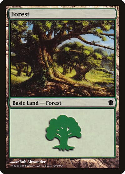 Forest C13-353 Commander 2013 Magic card