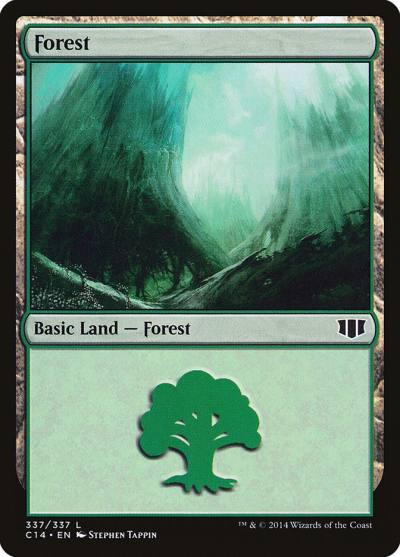Forest C14-337 Commander 2014 Magic card