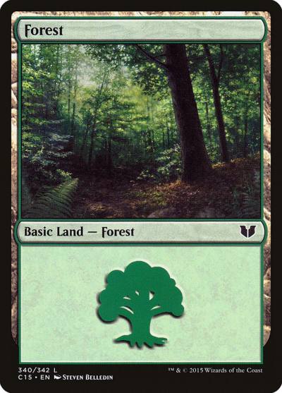 Forest C15-340 Commander 2015 Magic card