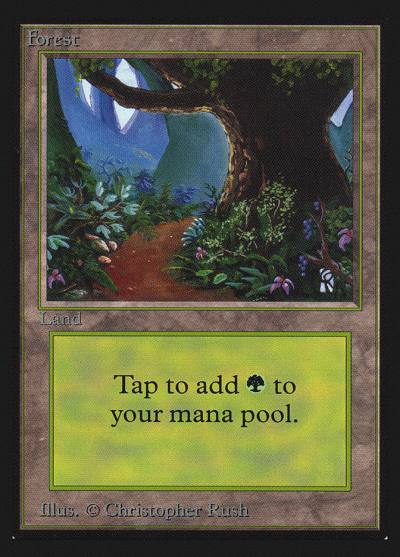 Forest CED-301 Collectors' Edition Magic card