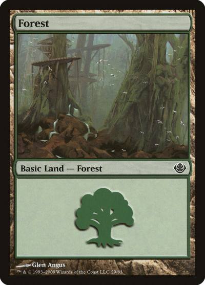 Forest DDD-29 Duel Decks: Garruk vs. Liliana Magic card