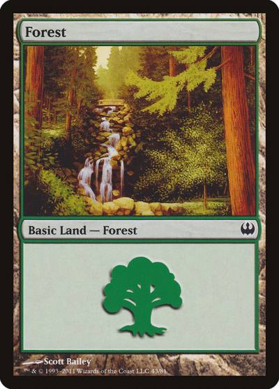 Forest DDG-43 Duel Decks: Knights vs. Dragons Magic card