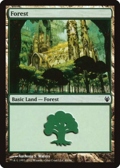 Forest DDJ-89 Duel Decks: Izzet vs. Golgari Magic card