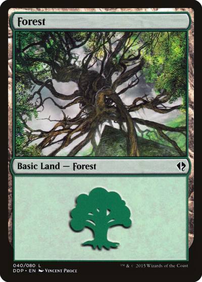 Forest DDP-40 Duel Decks: Zendikar vs. Eldrazi Magic card