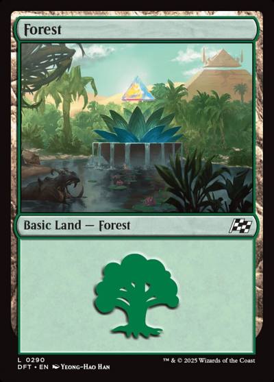 Forest DFT-290 Aetherdrift Magic card