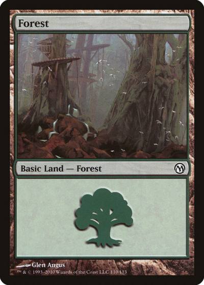 Forest DPA-110 Duels of the Planeswalkers Magic card