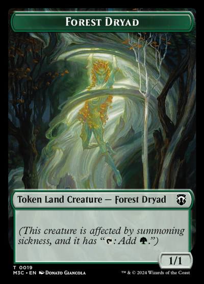 Forest Dryad TM3C-19 Modern Horizons 3 Commander Tokens Magic card