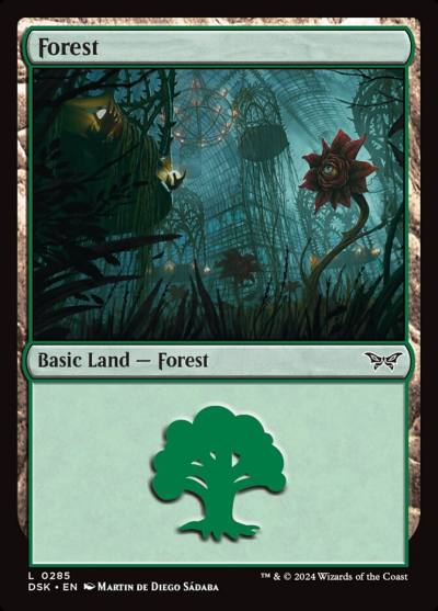 Forest DSK-285 Duskmourn: House of Horror Magic card