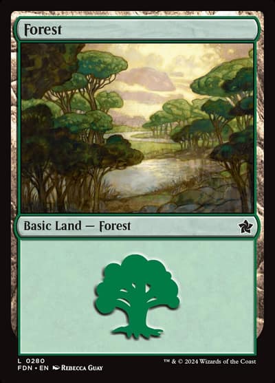 Forest FDN-280 Foundations Magic card