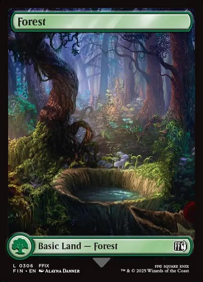 Forest FIN-306 Final Fantasy Magic card