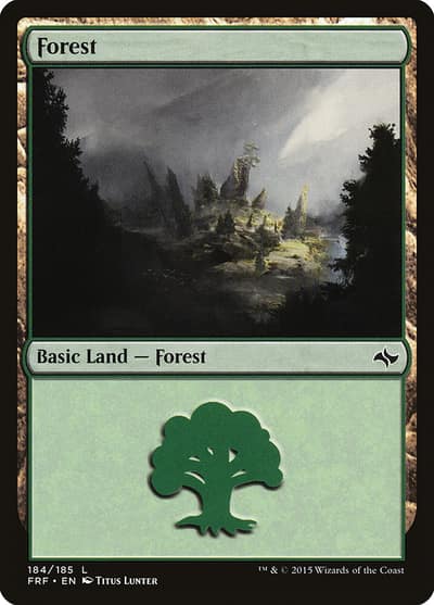 Forest FRF-184 Fate Reforged Magic card