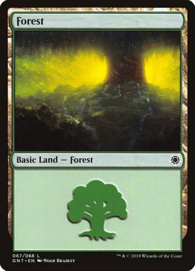 Forest GNT-67 Game Night Magic card