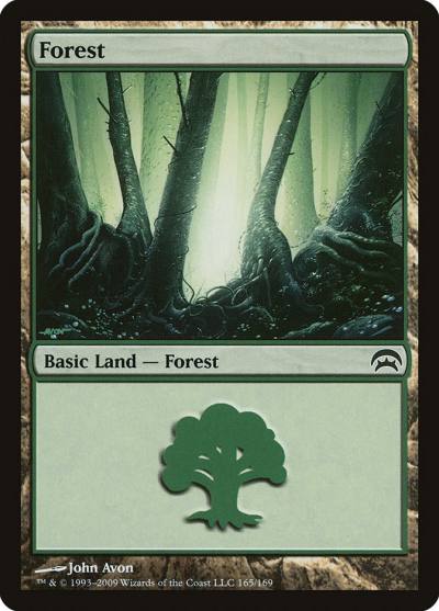 Forest HOP-165 Planechase Magic card