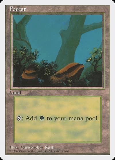 Forest ITP-65 Introductory Two-Player Set Magic card