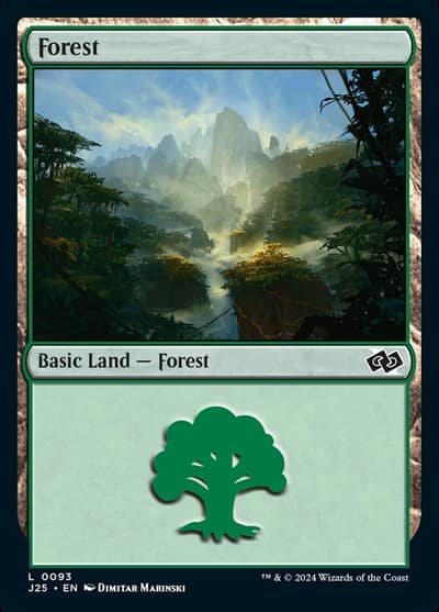 Forest J25-93 Foundations Jumpstart Magic card