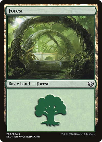 Forest KLD-262 Kaladesh Magic card