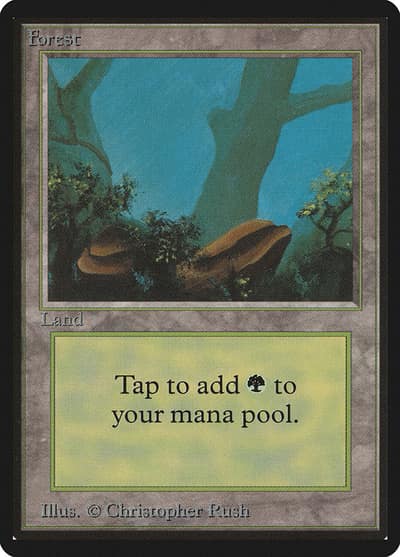 Forest LEB-300 Limited Edition Beta Magic card