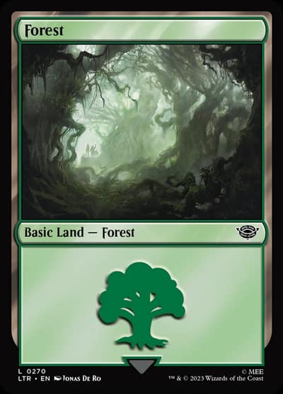 Forest LTR-270 The Lord of the Rings: Tales of Middle-earth Magic card