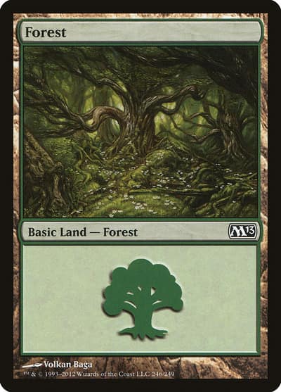 Forest M13-246 Magic 2013 Magic card