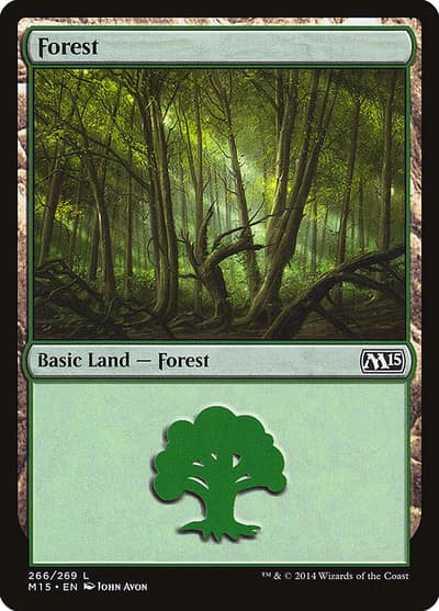 Forest M15-266 Magic 2015 Magic card