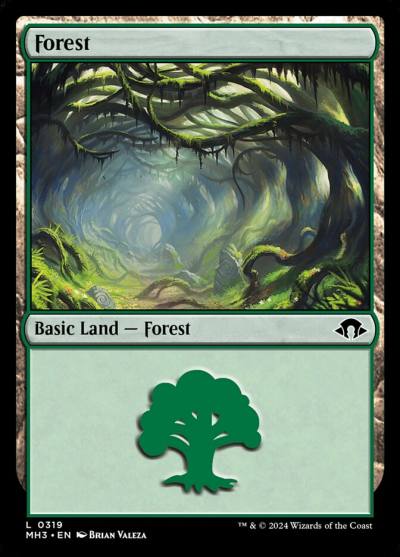 Forest MH3-319 Modern Horizons 3 Magic card