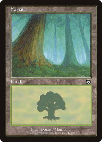 Forest MMQ-347 Mercadian Masques Magic card