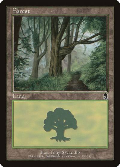 Forest ODY-350 Odyssey Magic card