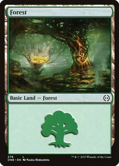 Forest ONE-276 Phyrexia: All Will Be One Magic card
