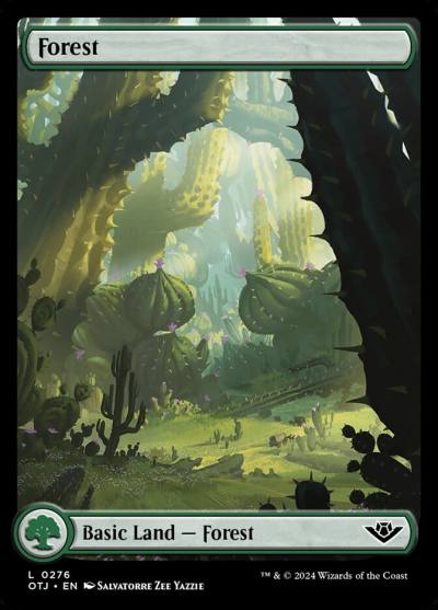 Forest OTJ-276 Outlaws of Thunder Junction Magic card