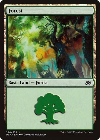 Forest PCA-154 Planechase Anthology Magic card