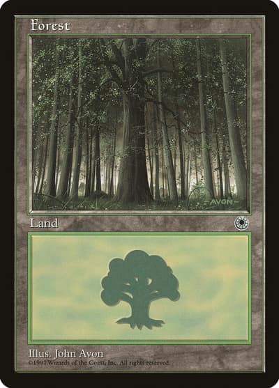 Forest POR-212 Portal Magic card