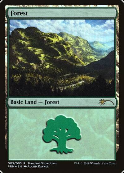 Forest PSS3-5 M19 Standard Showdown Magic card