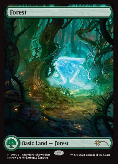 Forest PSS4-5 MKM Standard Showdown Magic card