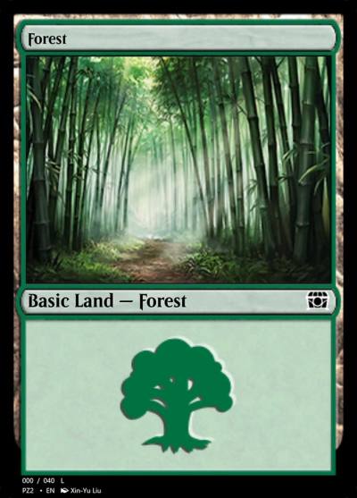 Forest PZ2-70807 Treasure Chest Magic card