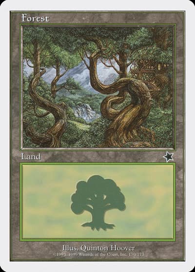 Forest S99-170 Starter 1999 Magic card