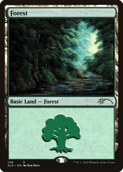 Forest SLD-108 Secret Lair Drop Magic card