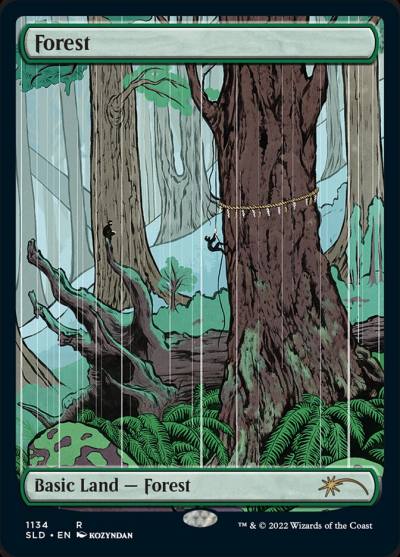 Forest SLD-1134 Secret Lair Drop Magic card
