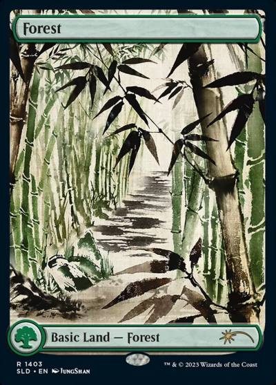 Forest SLD-1403 Secret Lair Drop Magic card