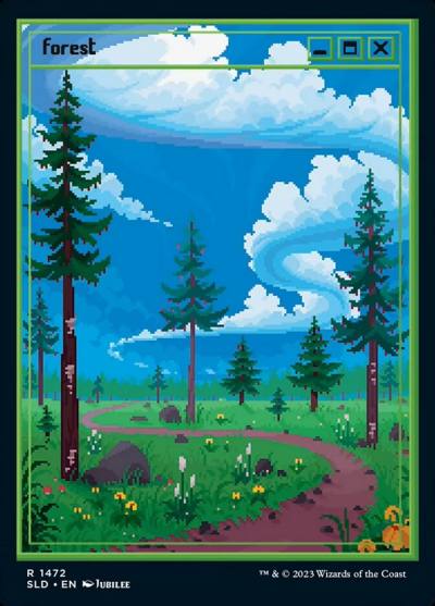 Forest SLD-1472 Secret Lair Drop Magic card