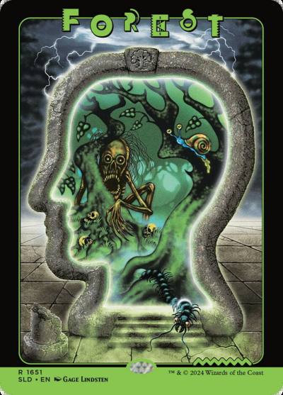 Forest SLD-1651 Secret Lair Drop Magic card