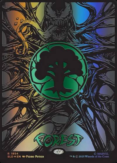 Forest SLD-1954 Secret Lair Drop Magic card
