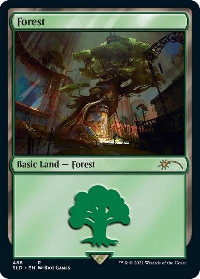 Forest SLD-488 Secret Lair Drop Magic card